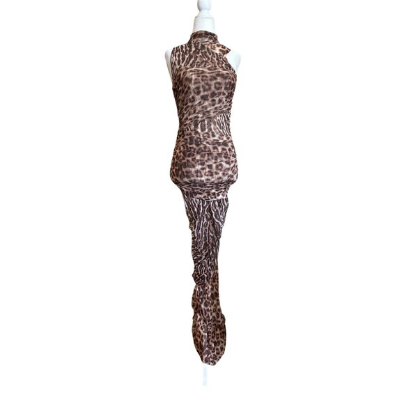 SER.O.YA Leopard Print Maxi Dress - Picture 4 of 16